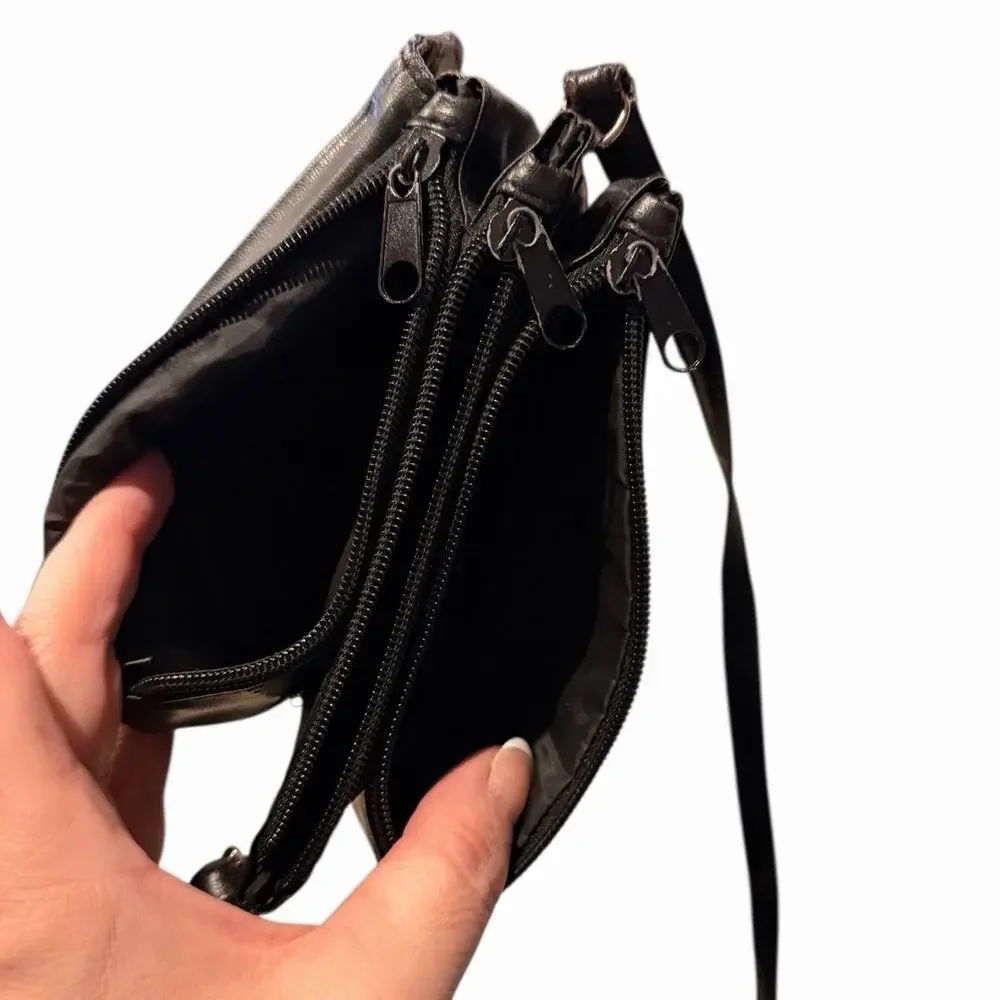 Vintage Harley-Davidson Leather 3-in-1 Crossbody Hip Bag